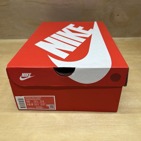 NEW sz 12 Texas Longhorns UT Nike Air Max Solo Shoes FZ4842-001 main image 6